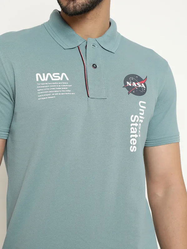 NASA Graphic Polo T-shirt