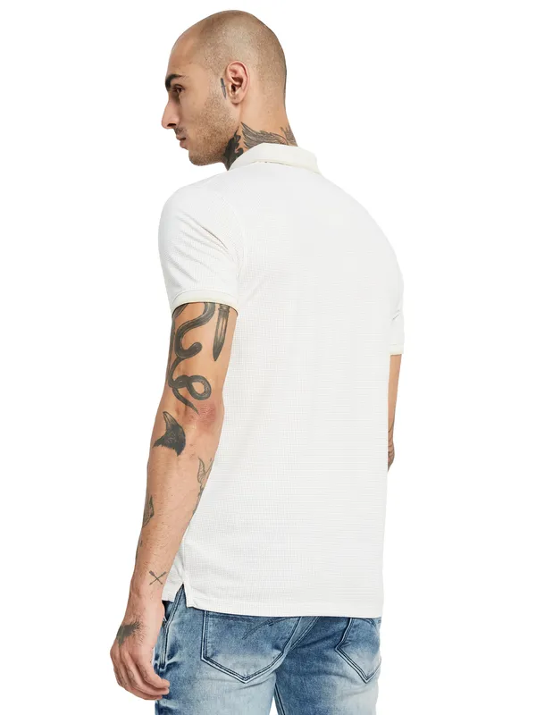 Octave Polo Collar Regular Sleeves Cotton Regular Fit Casaual T-shirt