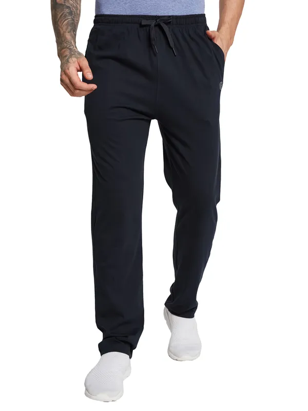 Octave Men Cotton Mid Rise Track Pants