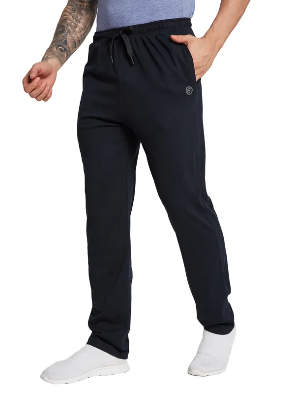 Octave Men Cotton Mid Rise Track Pants