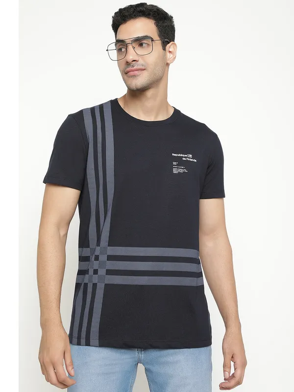 Octave Striped Cotton T-Shirt