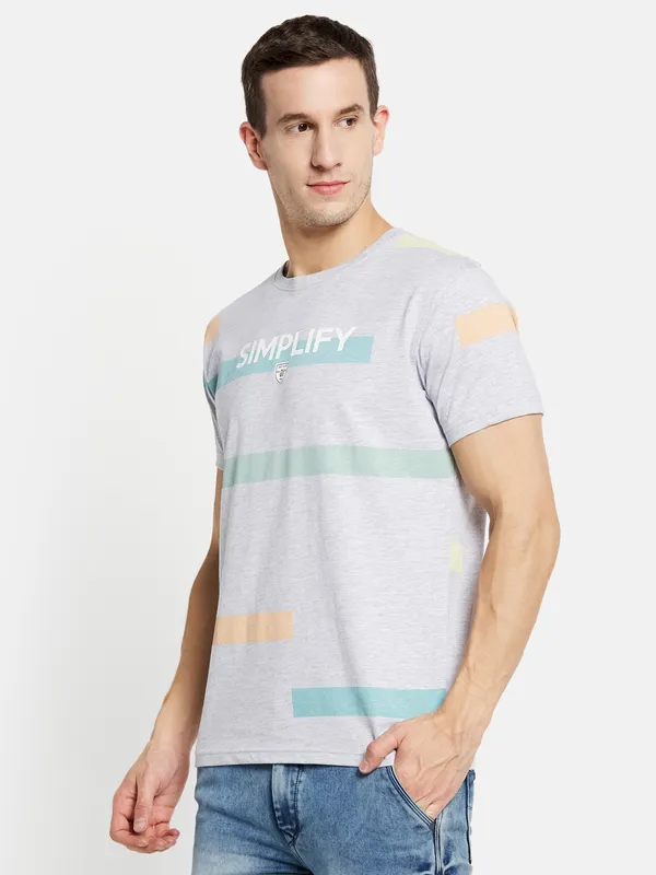 Men GREY MELANGE T-SHIRT