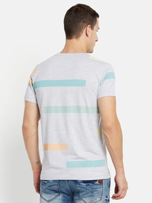 Men GREY MELANGE T-SHIRT