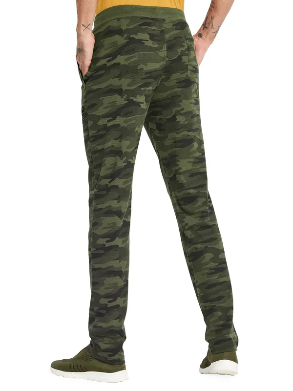 Octave Men Camouflage Printed Cotton Training Track Pants