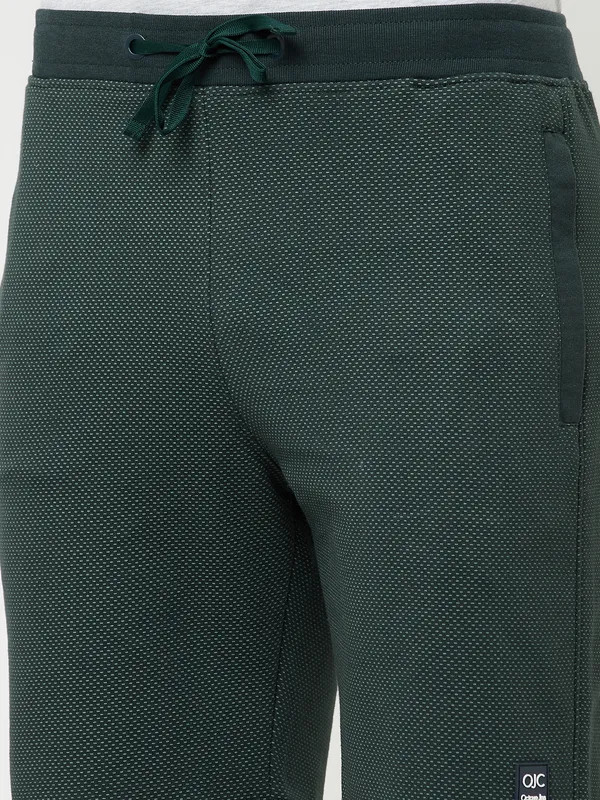 Octave Men Green Sports Shorts