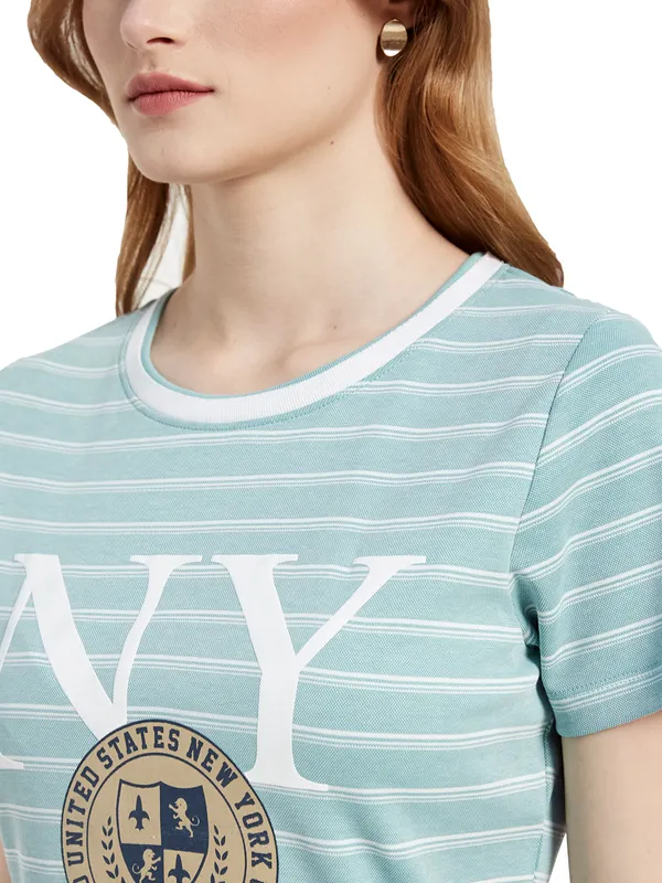 NY Typographic Print T-Shirt