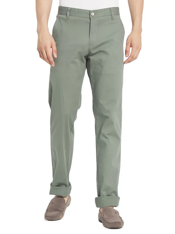 Men Solid Trousers