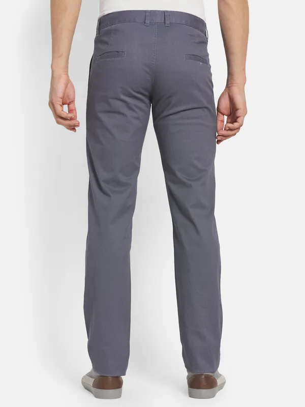 Men Grey Casual Trouser