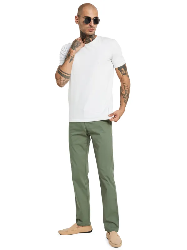 Octave Tailored Cotton Chinos Trousers