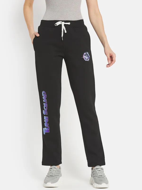 Women Solid Cotton Track Pants