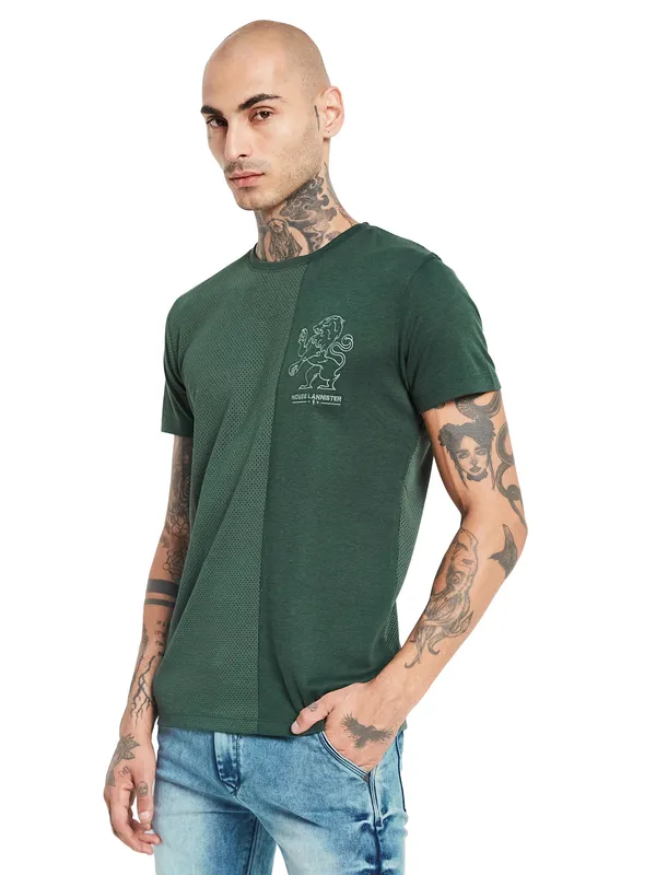 Octave Round Neck Cotton T-shirt