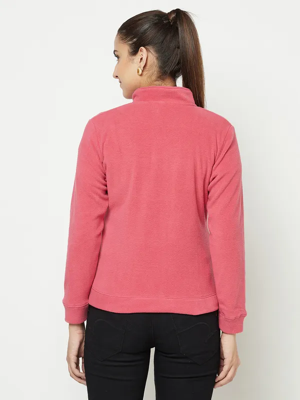 Women Raspberry Sweatshirts