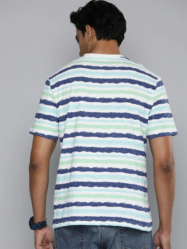 LEVIS multi color stripe casual t-shirt