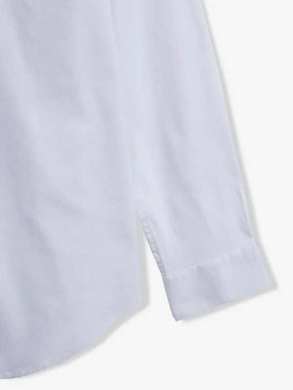 KILLER plain white cotton shirt