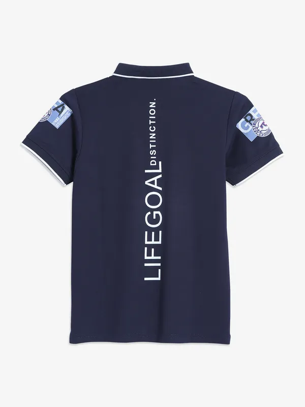 99 Balloon cotton navy t shirt
