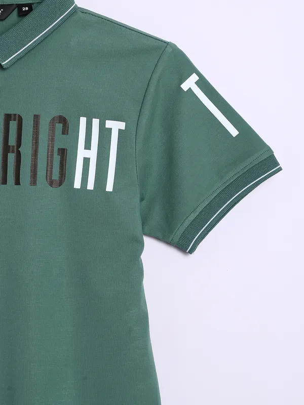 99 Balloon green half sleeves t shirt