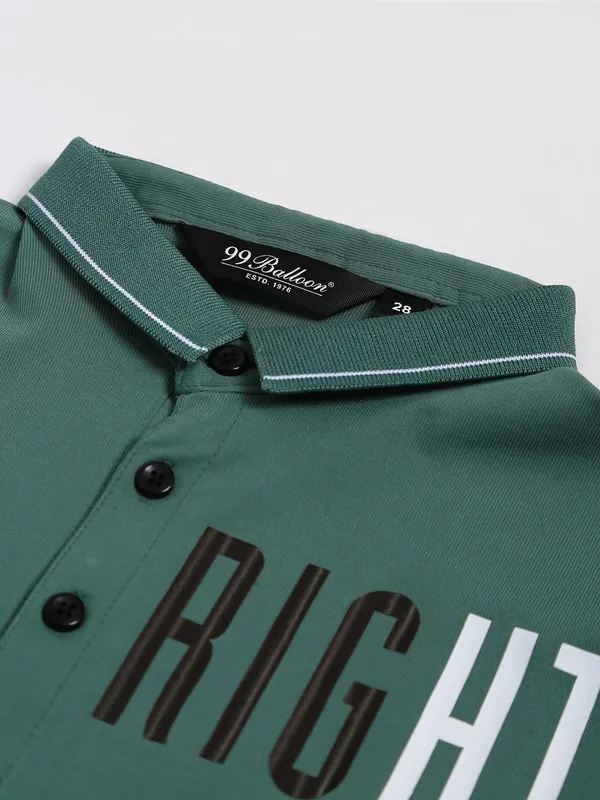 99 Balloon green half sleeves t shirt
