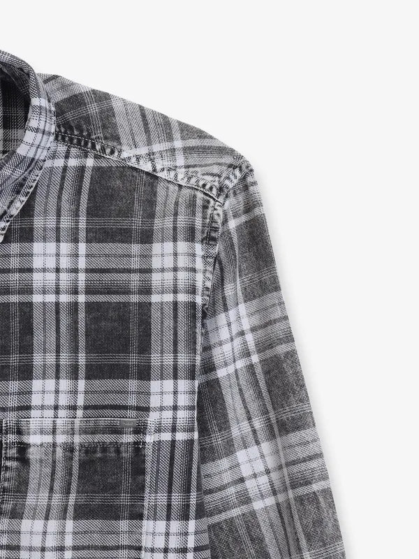 KILLER grey cotton casual shirt