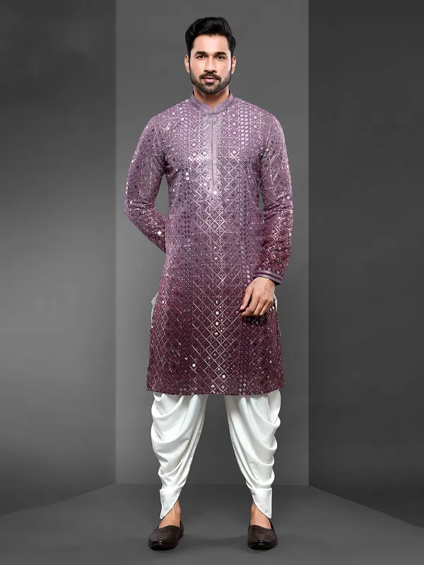 Purple Kurta Pajama Buy Regal Purple Kurta Pajama Online in