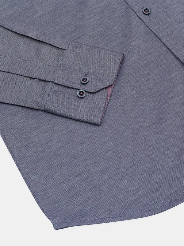 Albino grey shade casual solid shirt for men