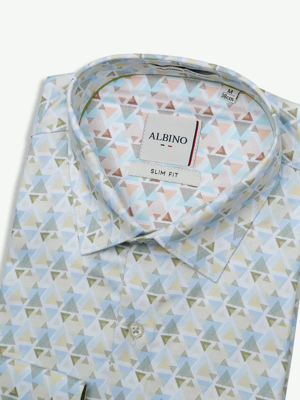 Albino light yellow cotton shirt
