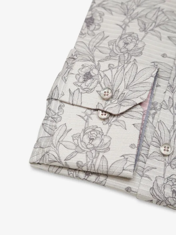Albino sage green printed shirt
