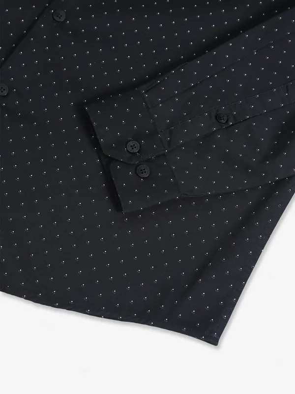 Allen Solly black printed shirt