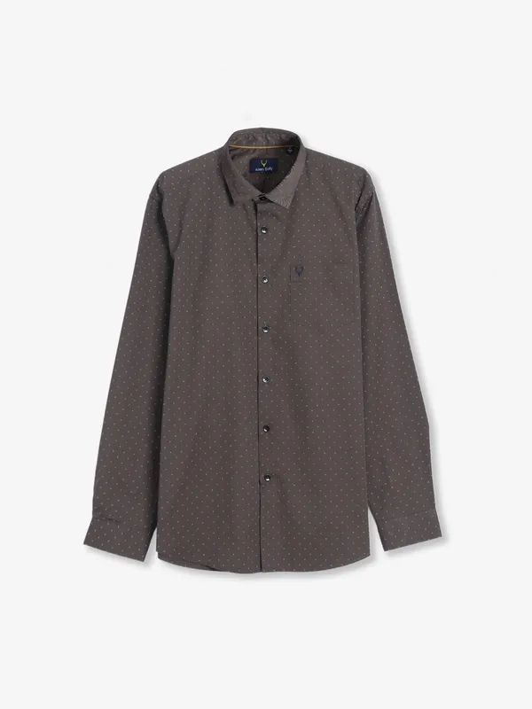 Allen Solly brown printed shirt