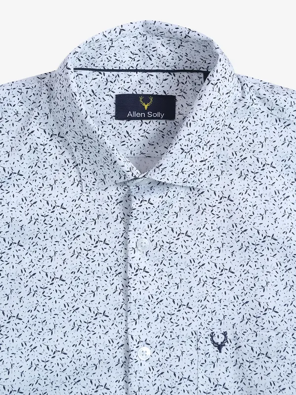 Allen Solly cotton white printed shirt