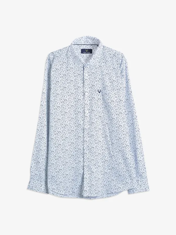 Allen Solly cotton white printed shirt