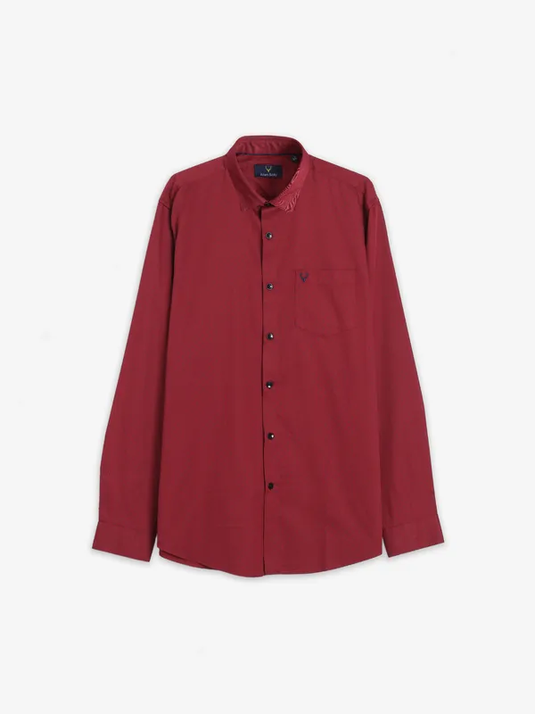 Allen Solly red printed shirt