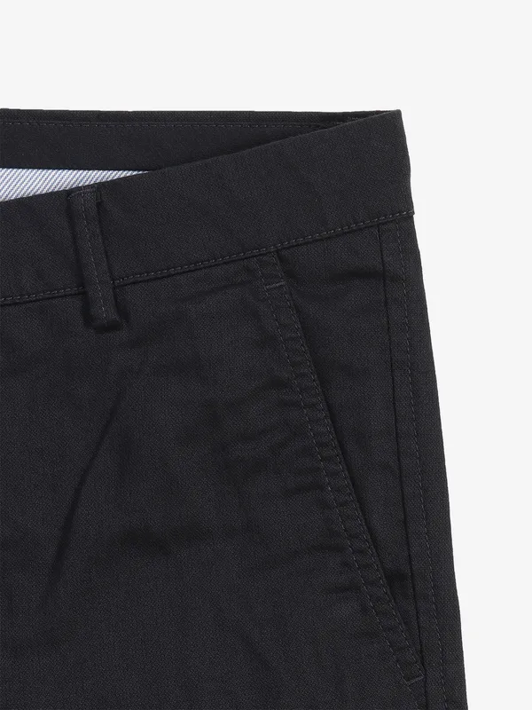 ARROW cotton black solid trouser