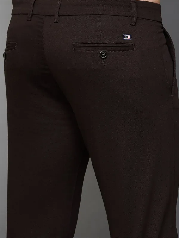 Arrow cotton brown trouser