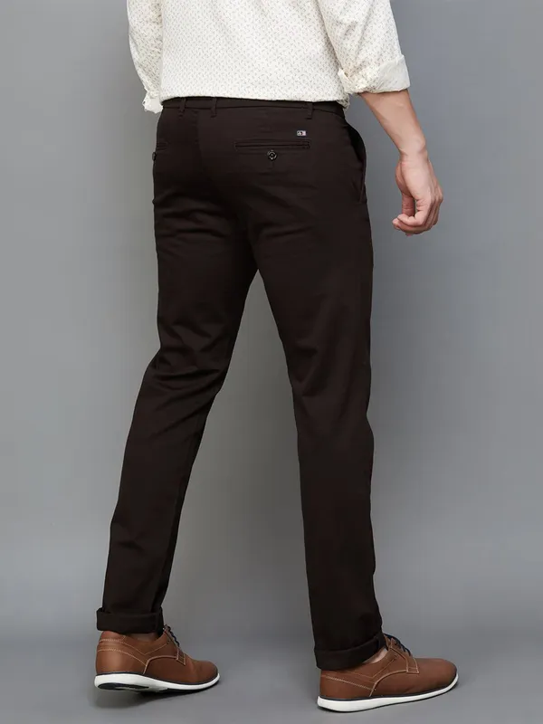 Arrow cotton brown trouser