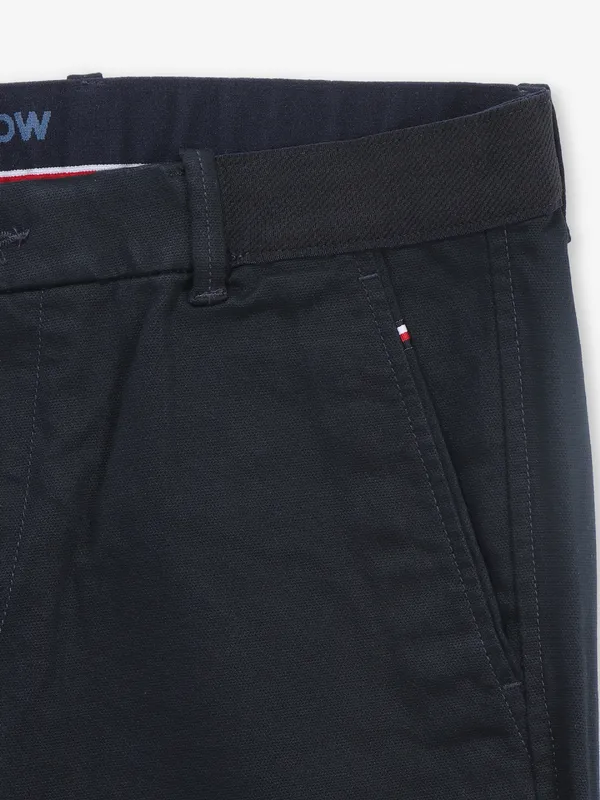 ARROW dark blue solid trouser
