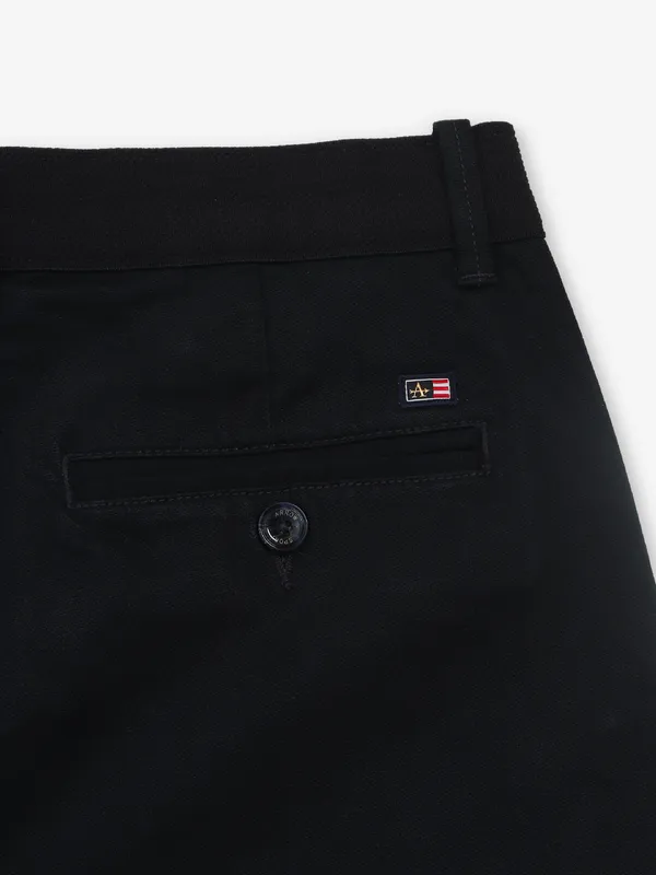 ARROW dark blue solid trouser