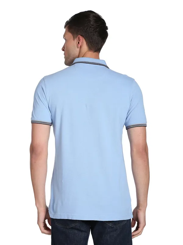 Arrow light blue cotton t shirt