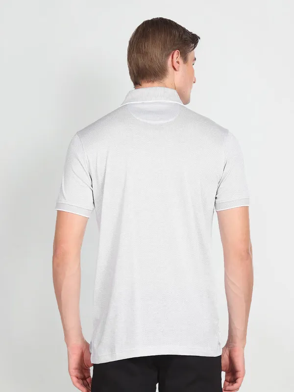 Arrow light grey plain t shirt