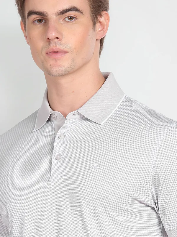 Arrow light grey plain t shirt