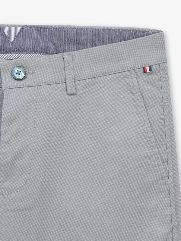ARROW mint green solid cotton trouser
