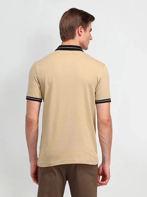 ARROW SPORT classic beige polo cotton t-shirt