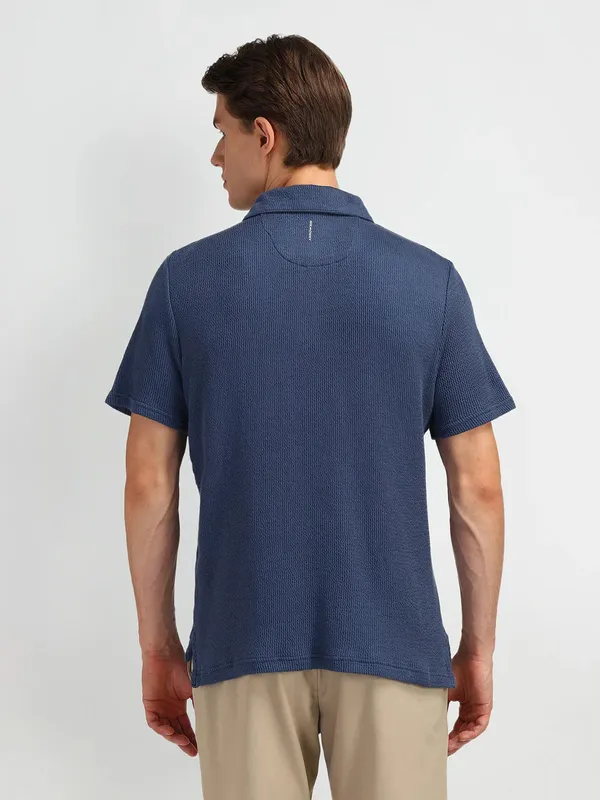 ARROW trendy blue polo t-shirt