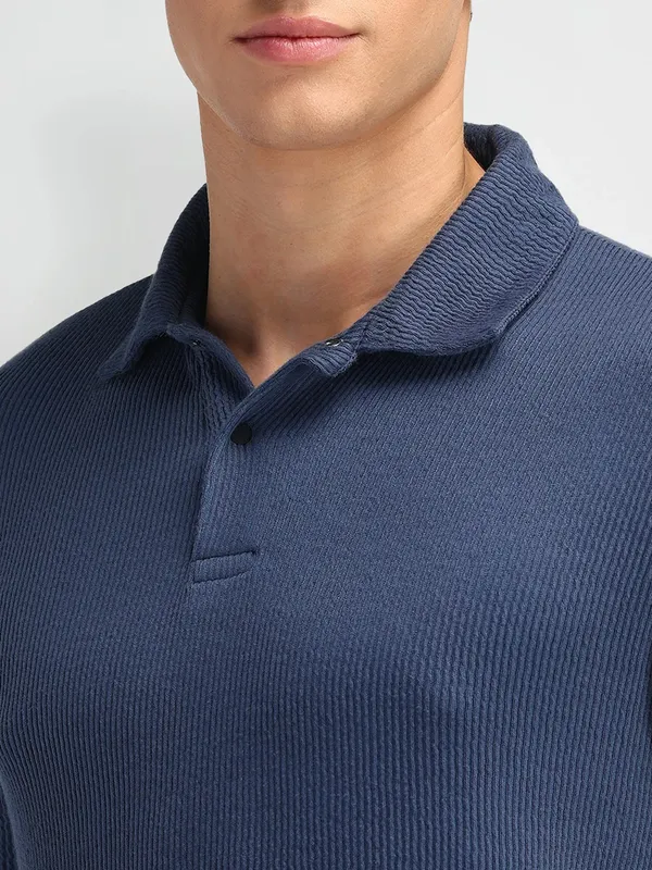 ARROW trendy blue polo t-shirt