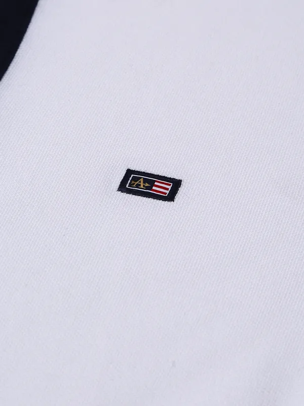 Arrow white polo t shirt in plain