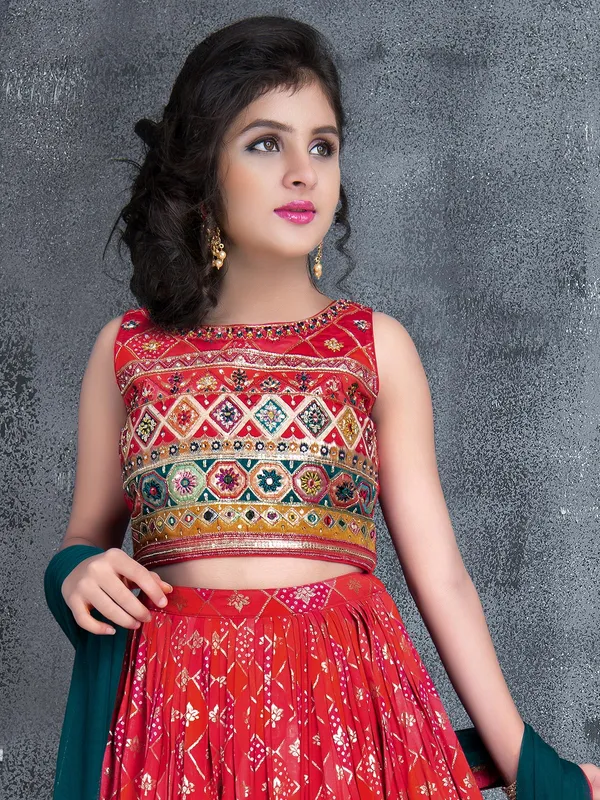 Atractive hot pink silk wedding wear lehenga choli