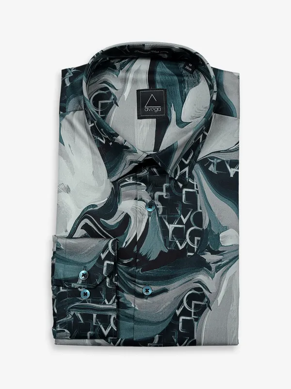 AVEGA black printed shirt