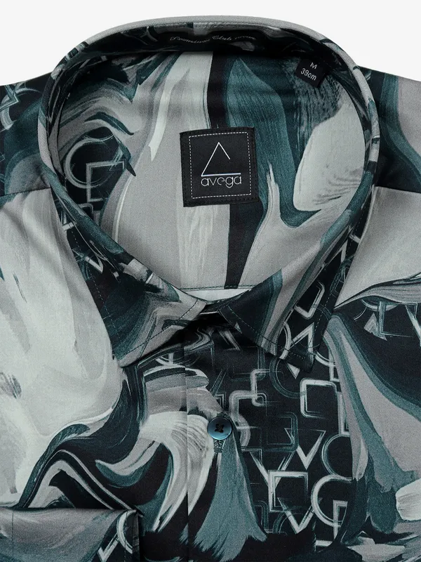 AVEGA black printed shirt