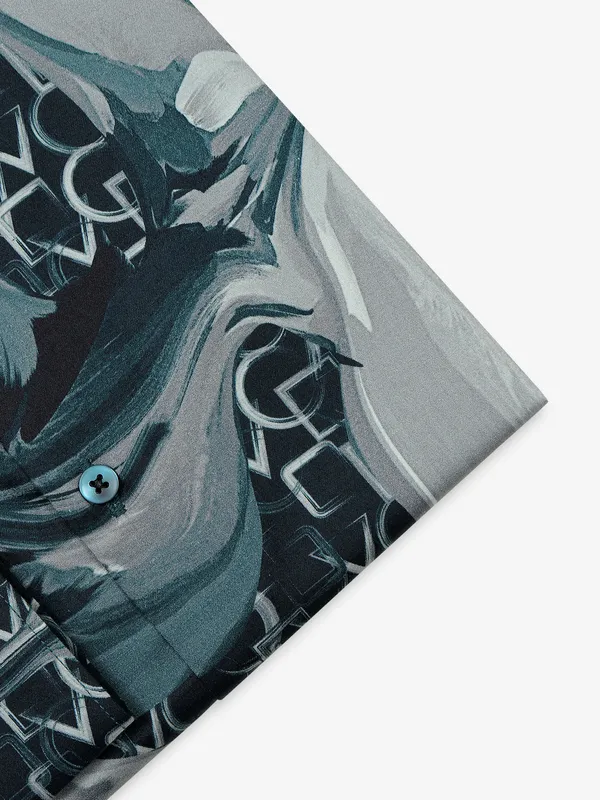 AVEGA black printed shirt