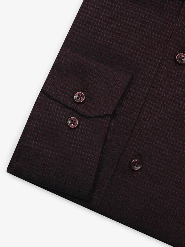 AVEGA coffee texture cotton shirt