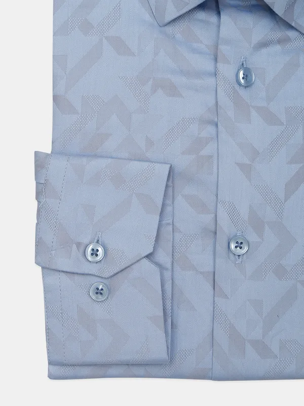 Avega cotton sky blue shirt for men